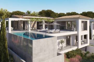 Moderne Villa mit Meerblick in Santa Ponsa